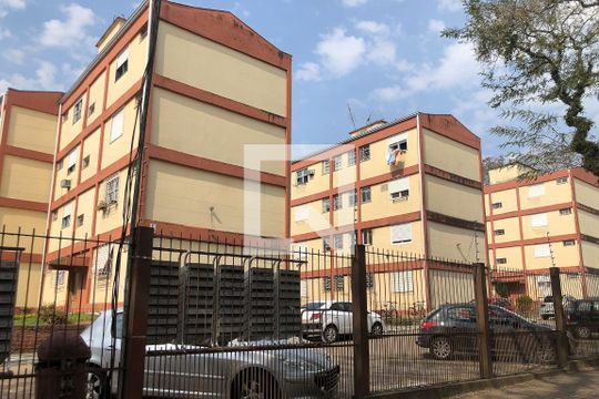 Fachada de apartamento à venda com 2 quartos, 48m² em Camaquã, Porto Alegre