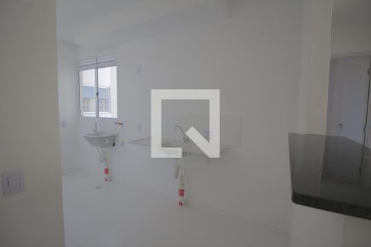 Cozinha e Área de Serviço de apartamento à venda com 2 quartos, 43m² em Mato Grande, Canoas