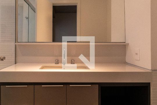 Banheiro da Suíte de apartamento à venda com 1 quarto, 55m² em Perdizes, São Paulo