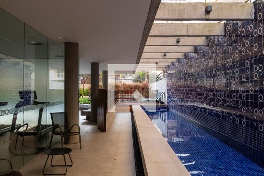 Área comum - Piscina de apartamento à venda com 1 quarto, 55m² em Perdizes, São Paulo