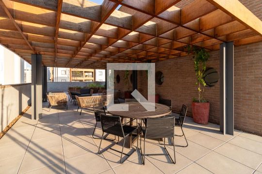 Área comum - Terraço de apartamento à venda com 1 quarto, 55m² em Perdizes, São Paulo