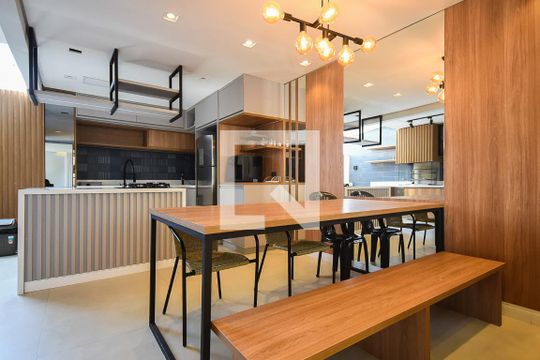 Cozinha de casa de condomínio para alugar com 3 quartos, 180m² em Jardim Taboão, São Paulo