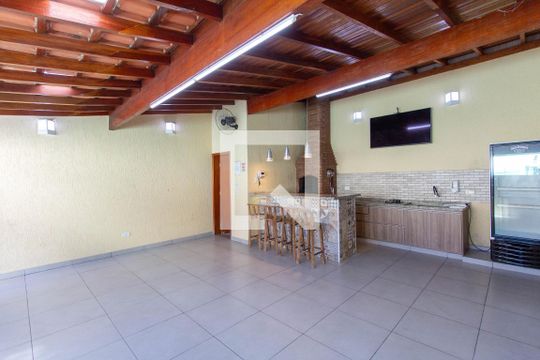 Área Comum - Churrasqueira  de casa de condomínio à venda com 3 quartos, 110m² em Vila Talarico, São Paulo