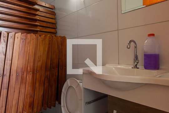 Área Comum - Churrasqueira  - Lavabo de casa de condomínio à venda com 3 quartos, 110m² em Vila Talarico, São Paulo