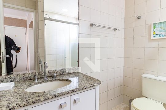 Banheiro da Suíte de apartamento para alugar com 3 quartos, 80m² em Mooca, São Paulo
