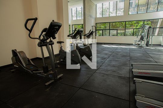 Área comum - Academia de kitnet/studio para alugar com 1 quarto, 25m² em Bela Vista, São Paulo