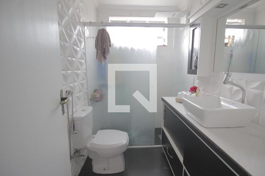 Banheiro de apartamento à venda com 2 quartos, 76m² em Nossa Senhora das Gracas, Canoas