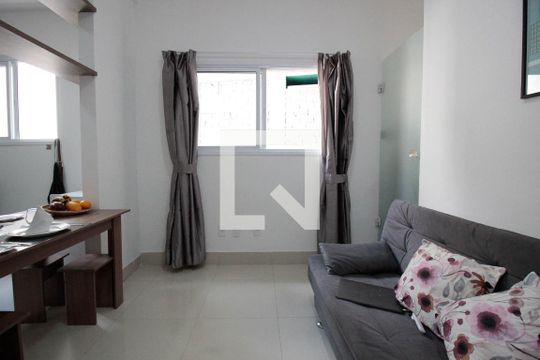 Sala de apartamento para alugar com 1 quarto, 43m² em Perdizes, São Paulo