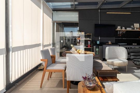 Sala de Jantar de apartamento para alugar com 1 quarto, 80m² em Perdizes, São Paulo