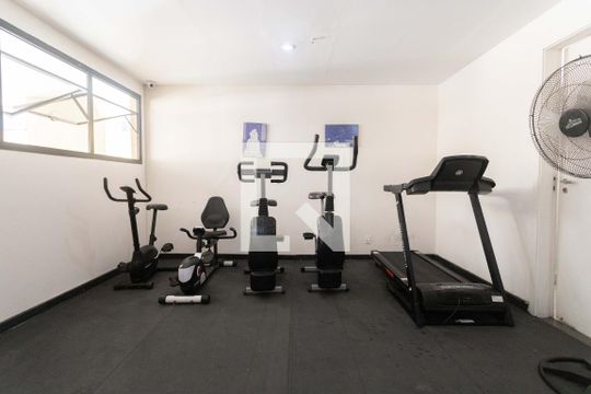 Área comum - Academia de apartamento para alugar com 1 quarto, 40m² em Botafogo, Rio de Janeiro
