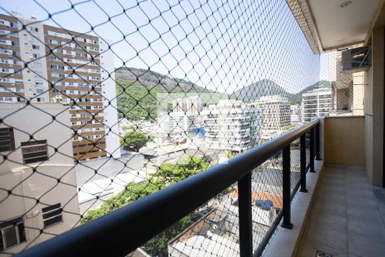 Varanda de apartamento para alugar com 1 quarto, 40m² em Botafogo, Rio de Janeiro