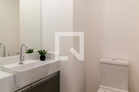 Lavabo de apartamento à venda com 1 quarto, 51m² em Perdizes, São Paulo