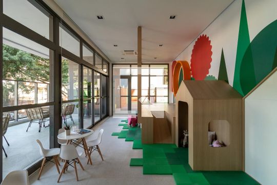 Área comum - Brinquedoteca de apartamento à venda com 1 quarto, 51m² em Perdizes, São Paulo