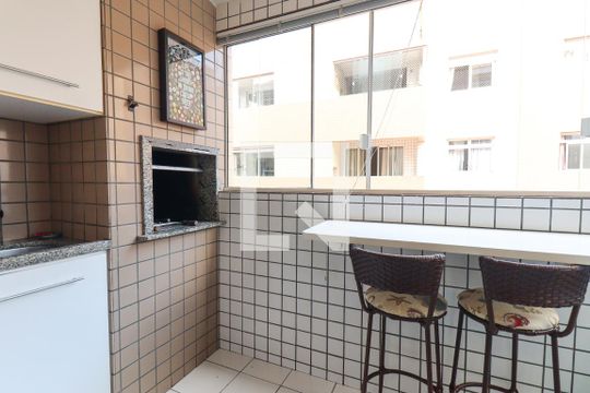 Varanda gourmet de apartamento para alugar com 2 quartos, 70m² em Campo Comprido, Curitiba