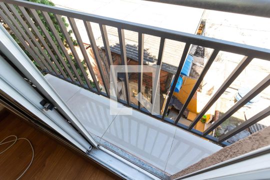 Varanda da Sala de apartamento à venda com 2 quartos, 42m² em Vila Progresso (zona Leste), São Paulo
