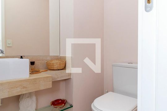 Banheiro de apartamento à venda com 2 quartos, 106m² em Cidade Monções, São Paulo