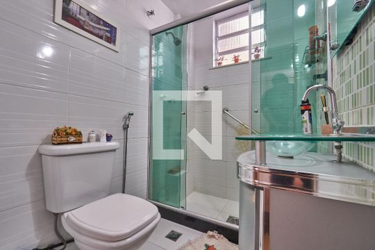 Banheiro de apartamento à venda com 3 quartos, 77m² em Vila Isabel, Rio de Janeiro