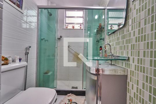 Banheiro de apartamento à venda com 3 quartos, 77m² em Vila Isabel, Rio de Janeiro