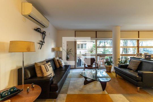 Sala de apartamento à venda com 3 quartos, 164m² em Higienópolis, São Paulo