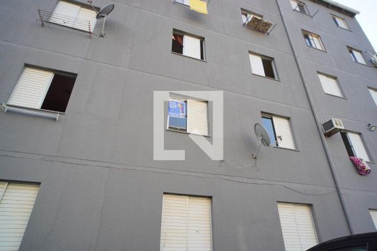 Fachada do bloco de apartamento à venda com 2 quartos, 41m² em Rubem Berta, Porto Alegre