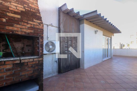 Varanda da Cobertura de apartamento à venda com 2 quartos, 152m² em Bom Fim, Porto Alegre