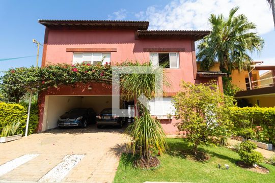Fachada de casa de condomínio à venda com 4 quartos, 310m² em Chácara Belvedere, Campinas