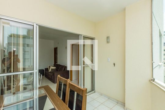 Varanda da Sala de apartamento para alugar com 2 quartos, 70m² em Buritis, Belo Horizonte