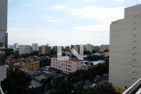 Vista da Varanda de apartamento para alugar com 1 quarto, 34m² em Pinheiros, São Paulo