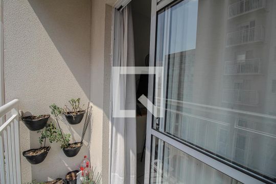 Varanda da Sala de apartamento para alugar com 2 quartos, 36m² em Cambuci, São Paulo