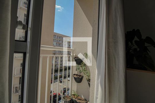 Varanda da Sala de apartamento para alugar com 2 quartos, 36m² em Cambuci, São Paulo
