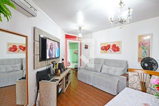 Sala de apartamento para alugar com 1 quarto, 53m² em Santa Tereza, Porto Alegre