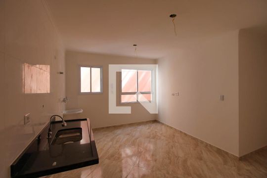 Sala/Cozinha de apartamento à venda com 2 quartos, 42m² em Vila Macedopolis, São Paulo