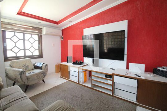 Sala de casa de condomínio à venda com 3 quartos, 340m² em Anil, Rio de Janeiro