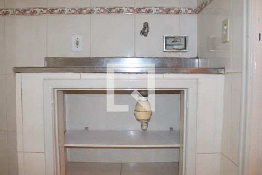 Cozinha de apartamento para alugar com 1 quarto, 48m² em Catete, Rio de Janeiro