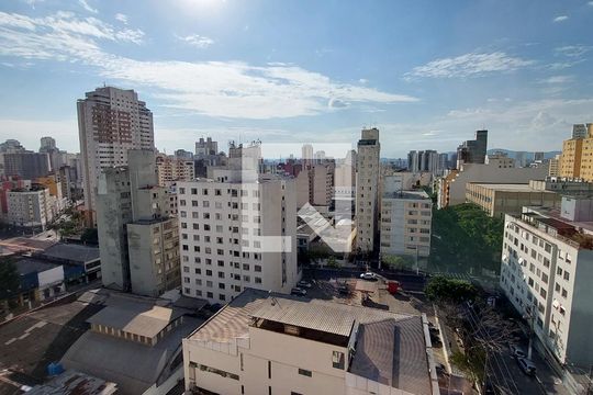 Vista da Sala de apartamento à venda com 1 quarto, 35m² em Campos Elíseos, São Paulo