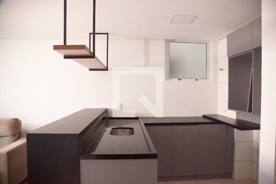 Cozinha de apartamento para alugar com 1 quarto, 65m² em Scharlau, São Leopoldo