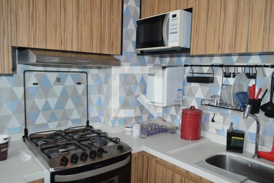 Cozinha de apartamento para alugar com 1 quarto, 36m² em Cambuci, São Paulo