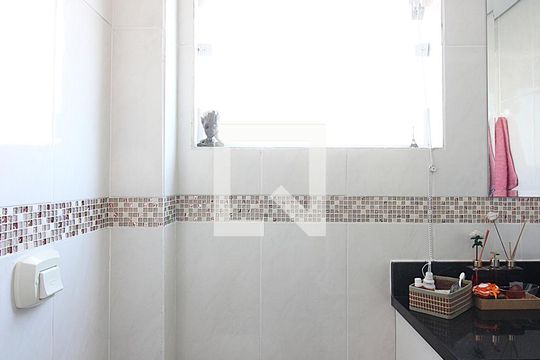 Banheiro da Suíte de apartamento à venda com 3 quartos, 128m² em Centro, São Bernardo do Campo