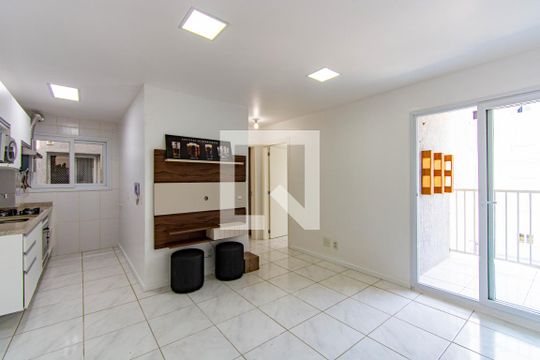 Sala de apartamento para alugar com 2 quartos, 53m² em Igara, Canoas