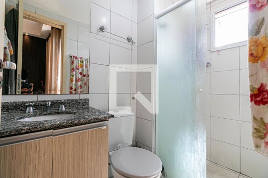 Banheiro da Suíte de apartamento à venda com 2 quartos, 65m² em Vila Carrao, São Paulo