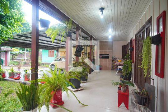 Varanda de casa à venda com 4 quartos, 120m² em Ideal, Novo Hamburgo