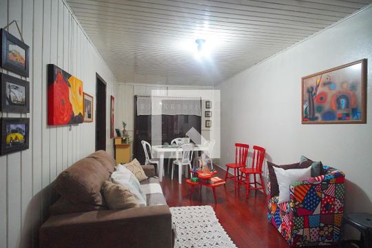 Sala  de casa à venda com 4 quartos, 120m² em Ideal, Novo Hamburgo