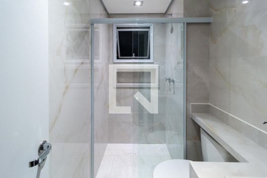 Banheiro da Suíte de apartamento à venda com 3 quartos, 83m² em Cidade Mãe do Céu, São Paulo