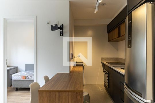 Cozinha de apartamento à venda com 2 quartos, 38m² em Campos Elíseos, São Paulo