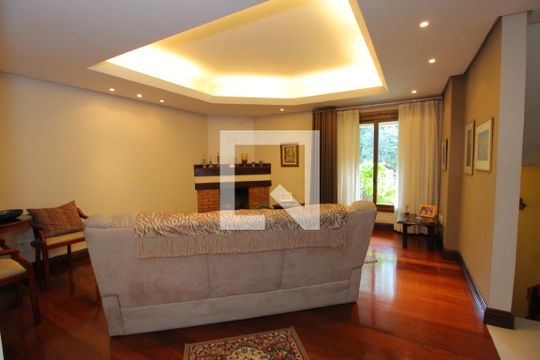 Sala  de estar de apartamento à venda com 5 quartos, 523m² em Jardim Itu Sabará, Porto Alegre