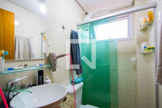 Banheiro do Quarto 1 de apartamento à venda com 2 quartos, 140m² em Paraíso, Santo André