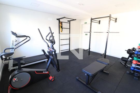 Área comum - Academia de apartamento para alugar com 2 quartos, 64m² em Santa Mônica, Uberlândia