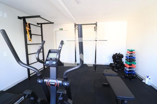 Área comum - Academia de apartamento para alugar com 2 quartos, 64m² em Santa Mônica, Uberlândia