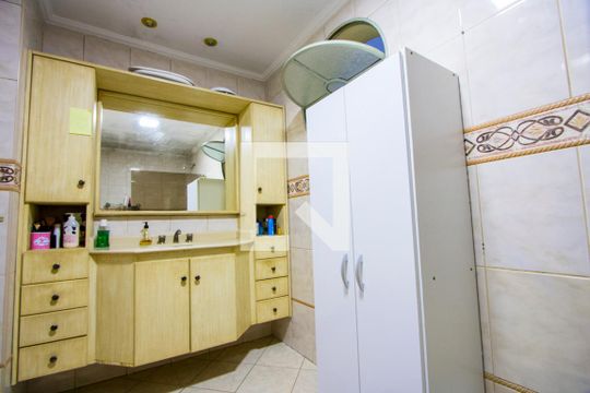 Banheiro do quarto 1 de apartamento à venda com 3 quartos, 132m² em Centro, Santo André