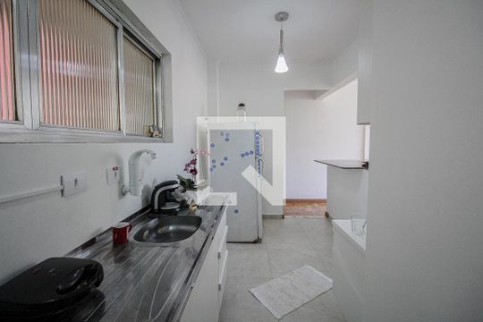 Cozinha de apartamento à venda com 1 quarto, 60m² em Vila Mariana, São Paulo